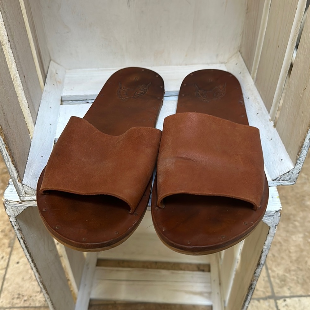 Beek Leather Slides - image 1